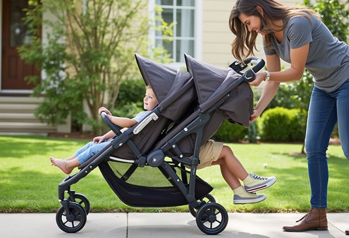 You are currently viewing No More Awkward Angles—Best Double Strollers with Side Access