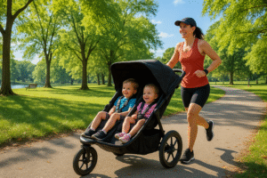 Read more about the article Double the Kids, Double the Fun – Tandem Jogging Strollers You’ll Love