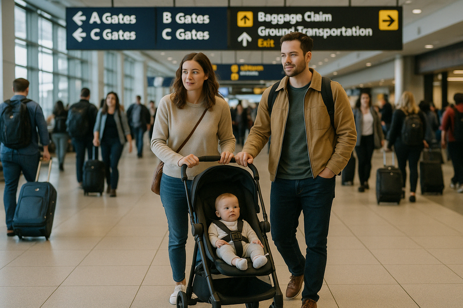 You are currently viewing Navigating Airports With Babies Just Got Easier With These Stroller Options
